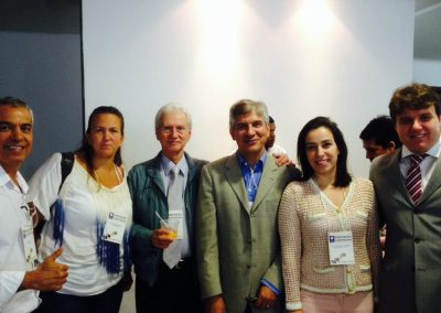 Dra. Nilka, Dr. Dirceu, Dr. Maurício , Dra. Mylena e Dr. Eduardo de Castro na Jornada de Reprodução Humana em Goiânia