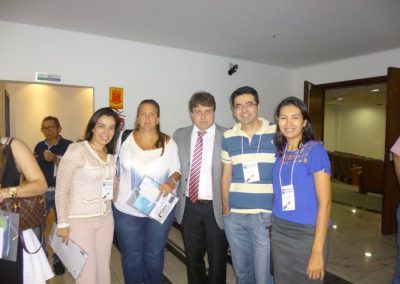 Dr. Eduardo Camelo de Castro e Dra. Nilka Fernandes Donadio com outros médicos e parceiros da Humana Medicina Reprodutiva