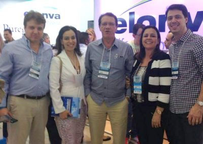 Dr. Eduardo Camelo de Castro e os amigos da Humana Medicina Reprodutiva no Congresso Brasileiro de Reprodução Assistida